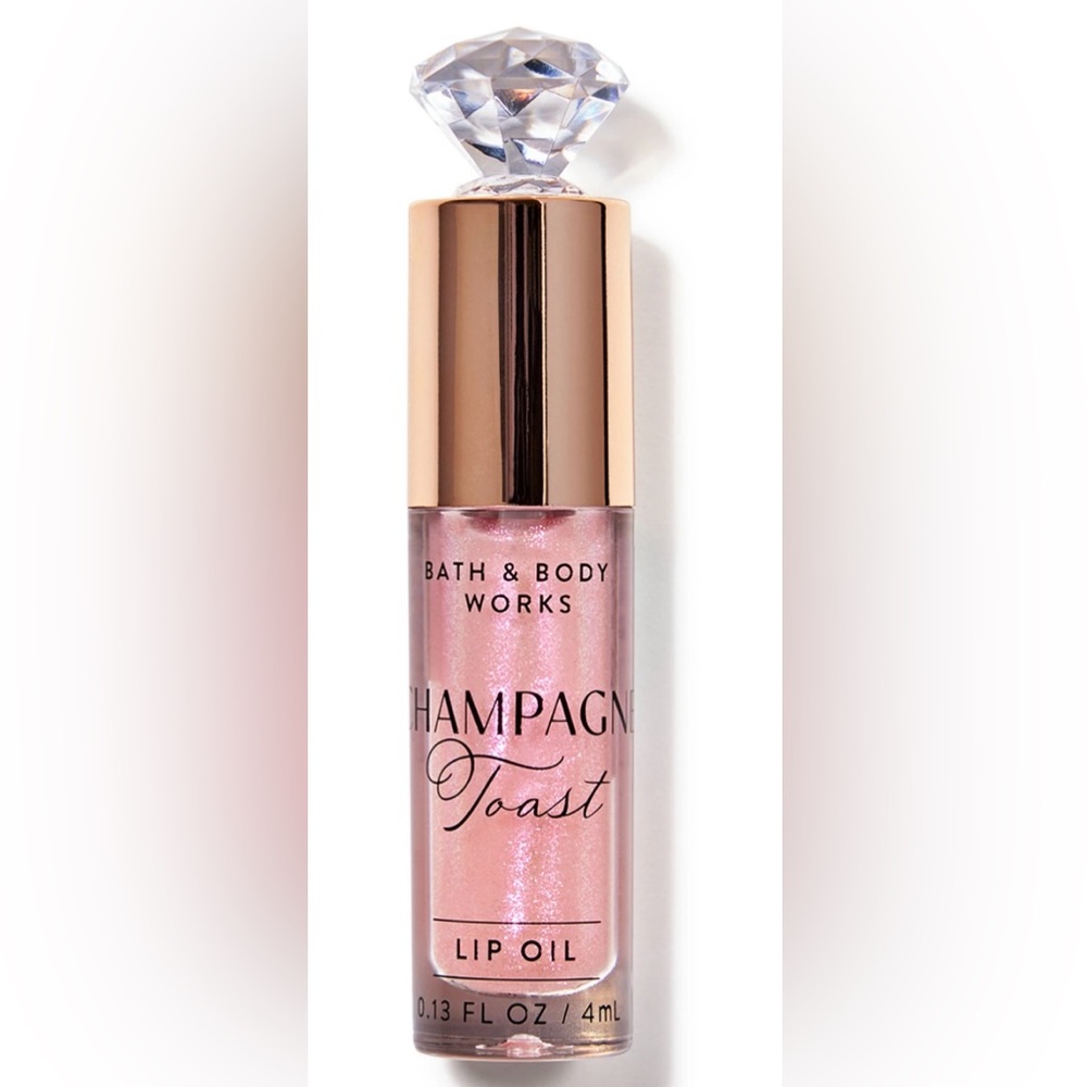 New Bath & Body Works Pink Champagne Toast Lip Oil